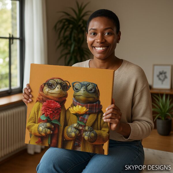 Turtle Couple Art
