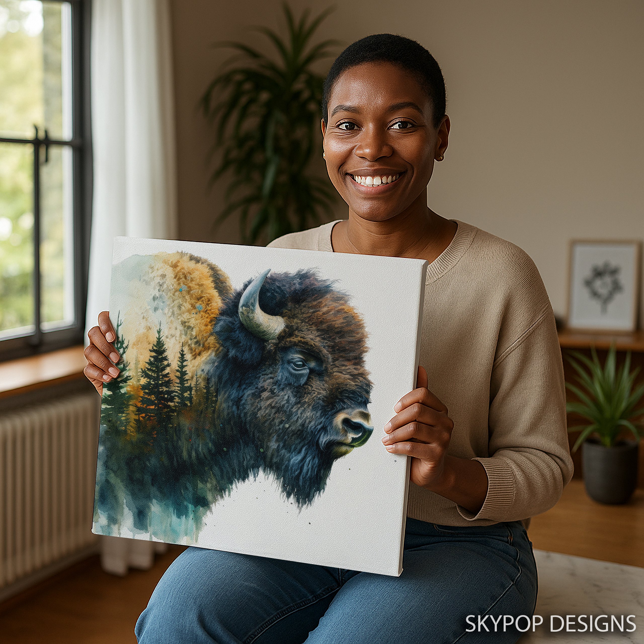 9.jpg Bison Wilderness Art