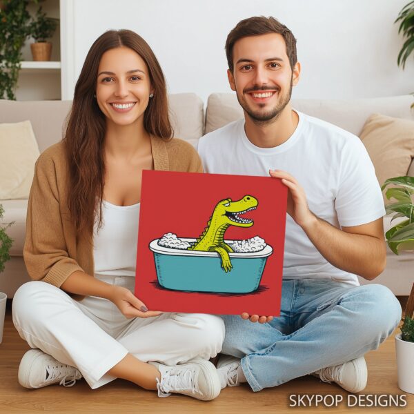 Crocodile Bath Art