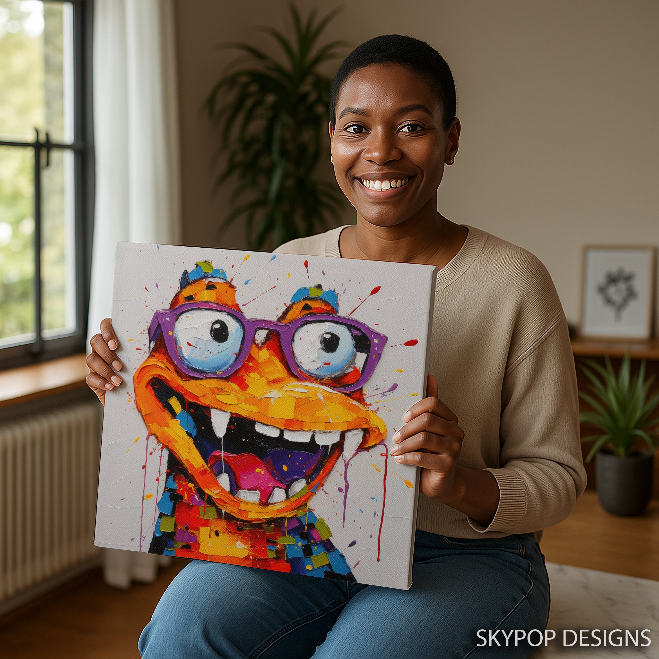 9.jpg Frog Monster Art