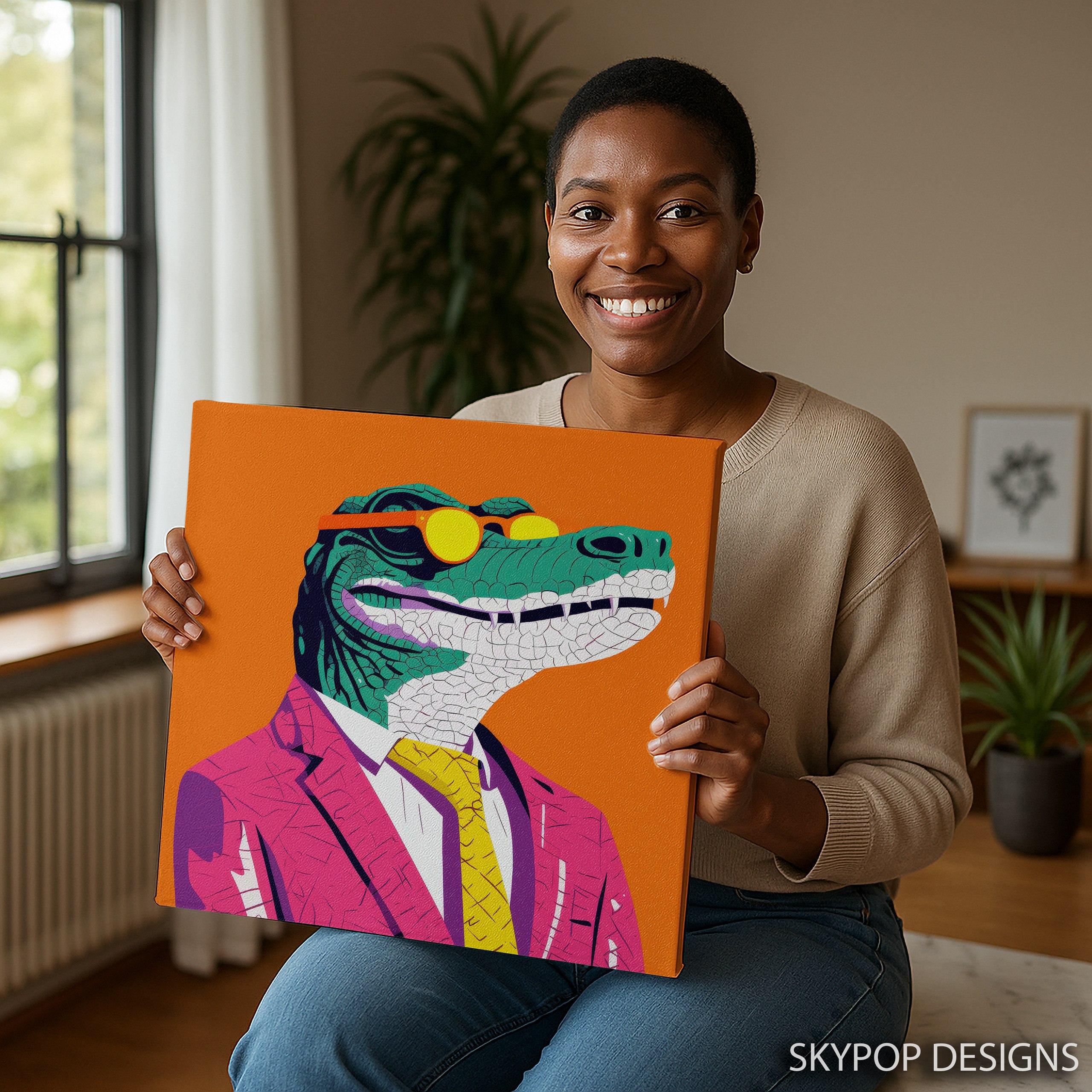 9.jpg Crocodile Art