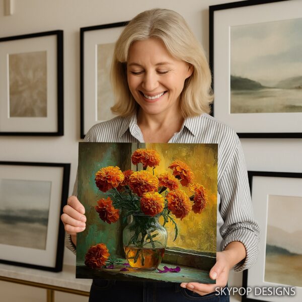 Marigold Bouquet Art