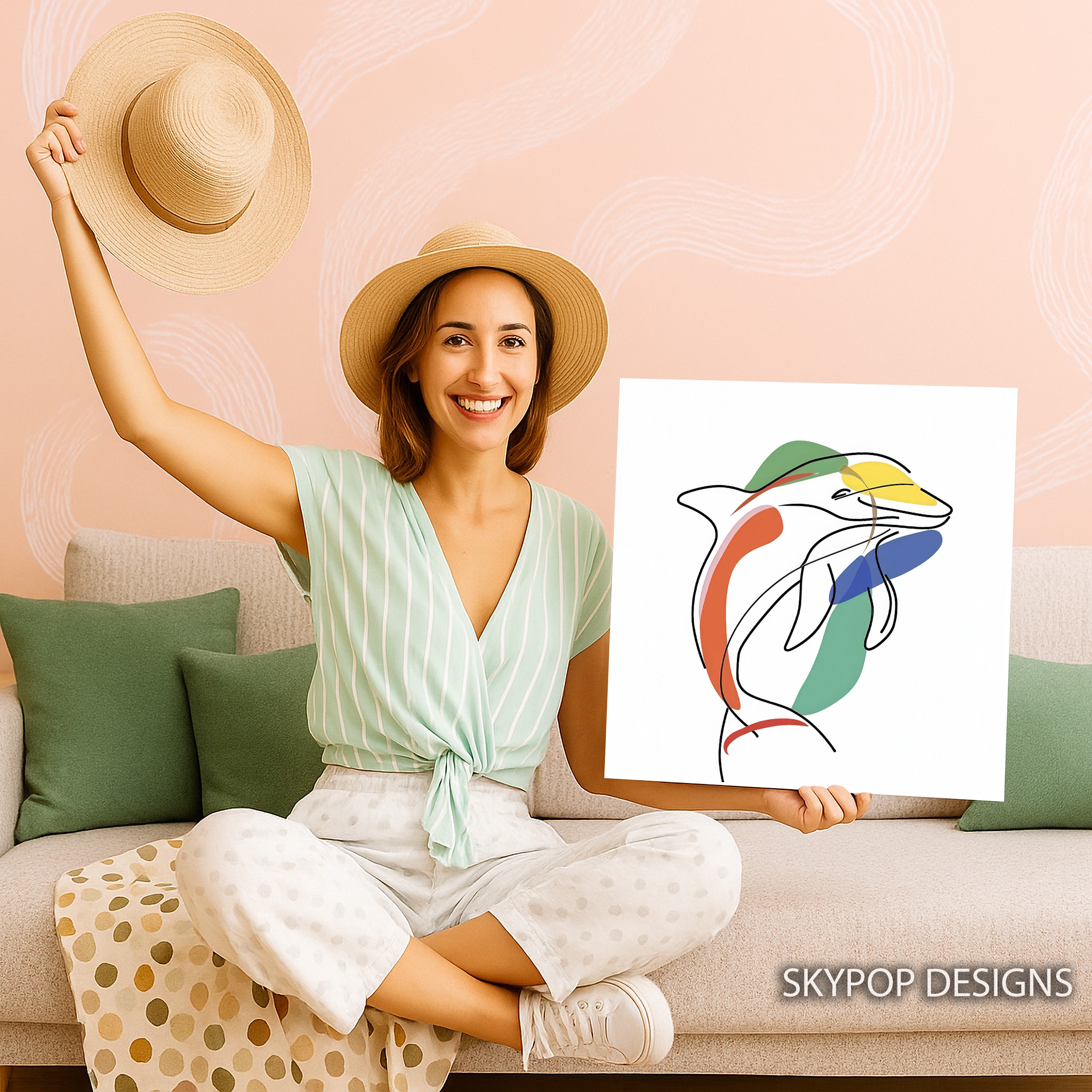 9.jpg Dolphin Art