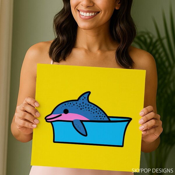 Dolphin Splash Fun Art