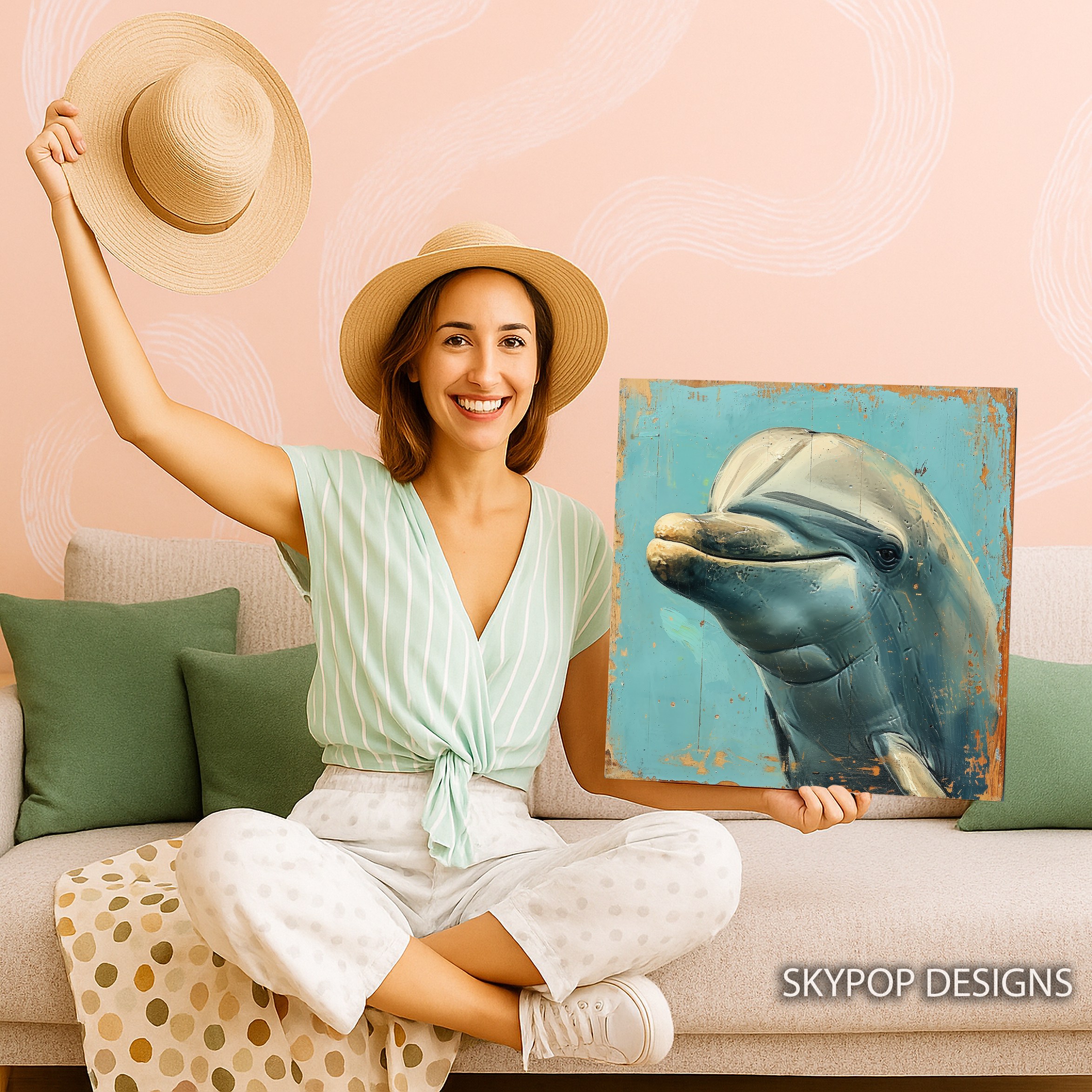 9.jpg Dolphin Art