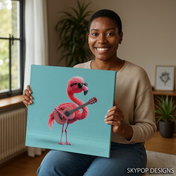 Flamingo Jam Session Art