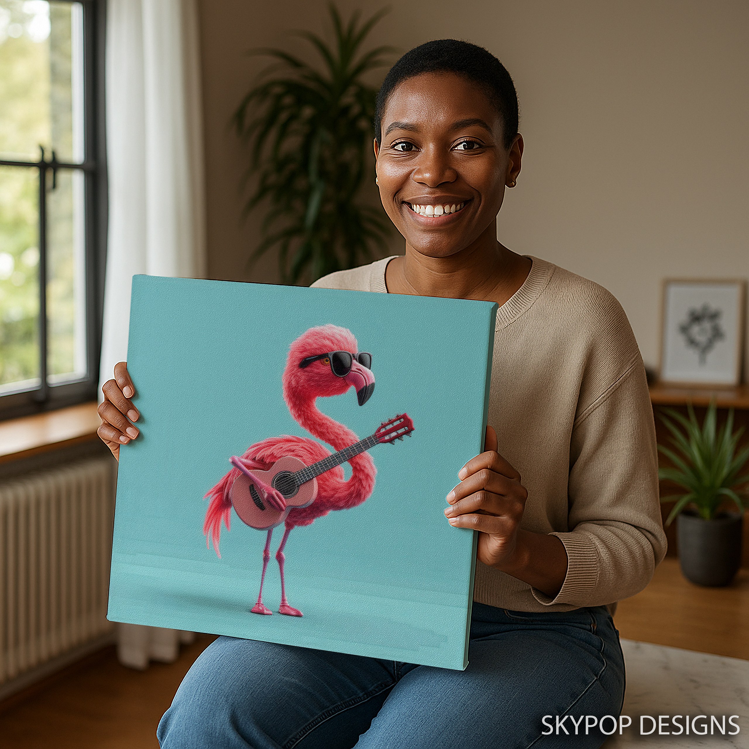 9.jpg Flamingo Jam Session Art