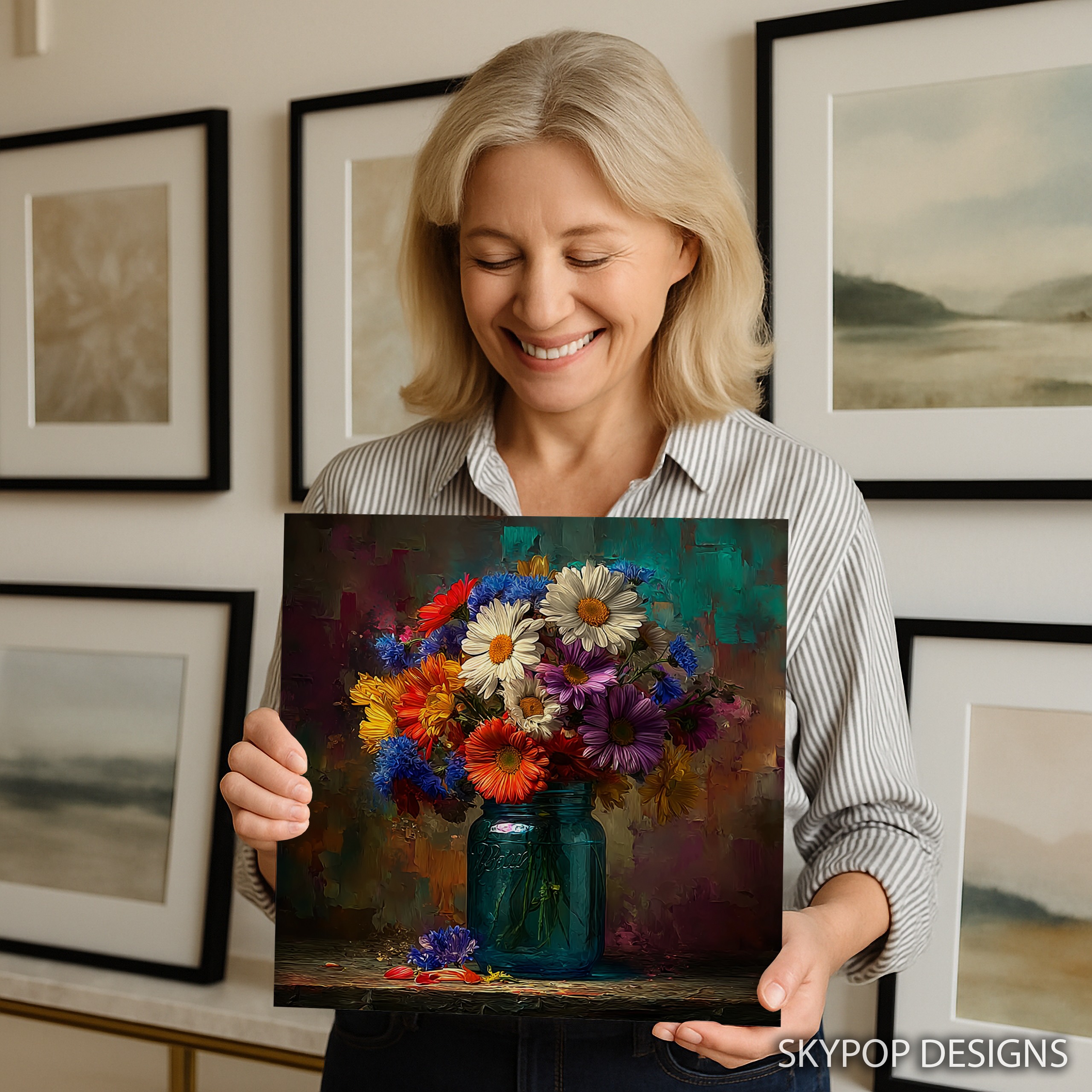 9.jpg Daisy Jar Art