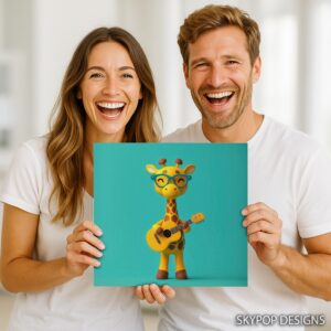 Giraffe Music Art