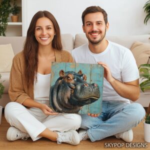 Hippopotamus Art