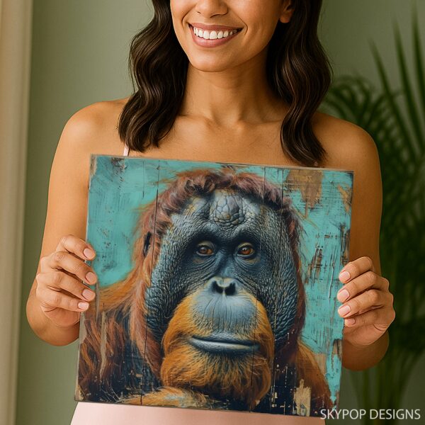 Orangutan Portrait Art