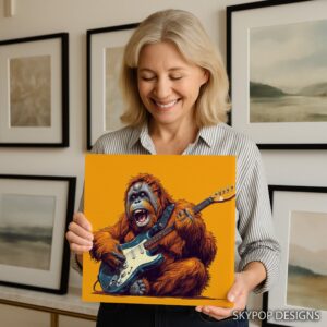 Orangutan Guitar Art