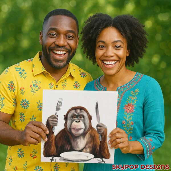 Orangutan Dinner Time Art