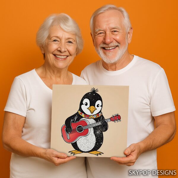 Penguin Rock On Art