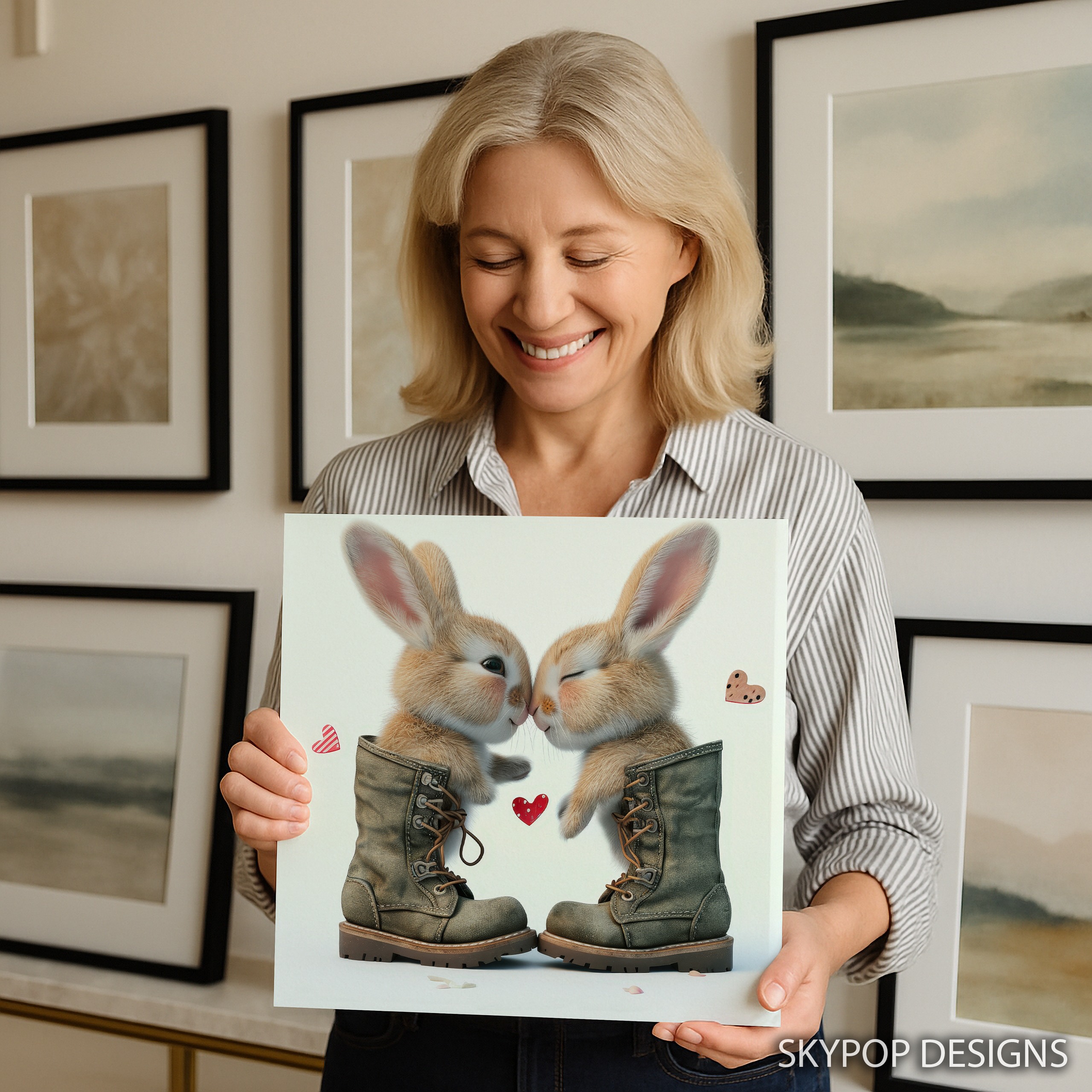 9.jpg Bunny Kisses in Boots Art