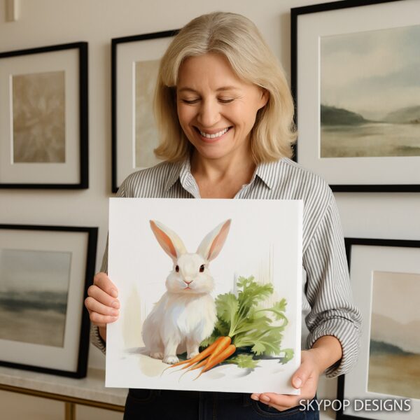 Bunny and Carrots Art
