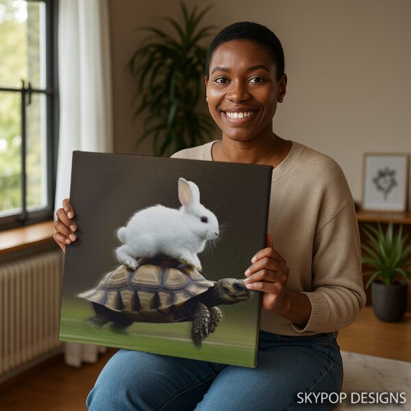 Bunny Tortoise Art