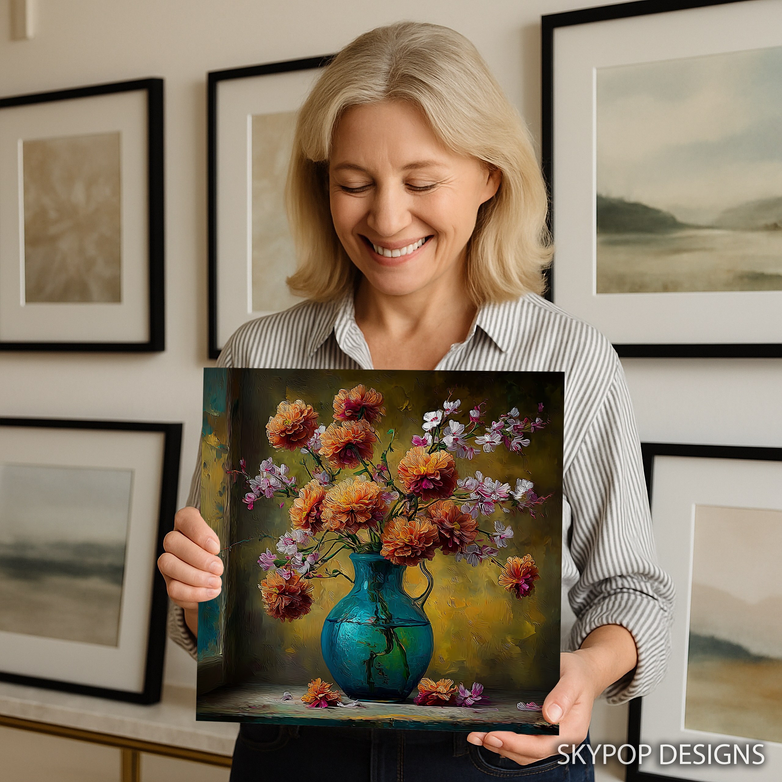 9.jpg Vibrant Floral Arrangement Art