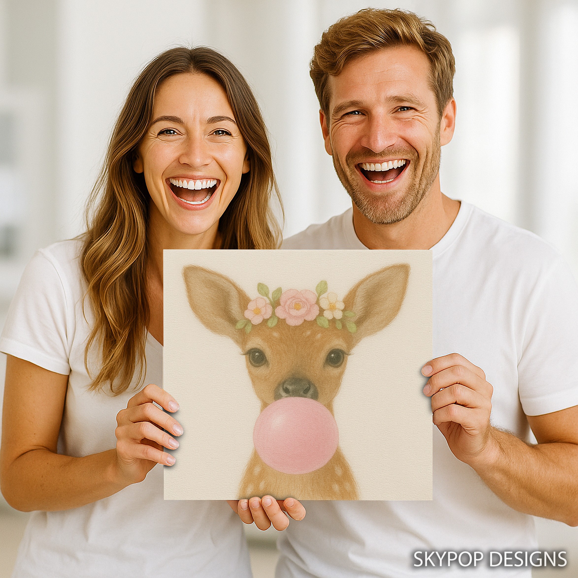 9.jpg Deer Bubblegum Art