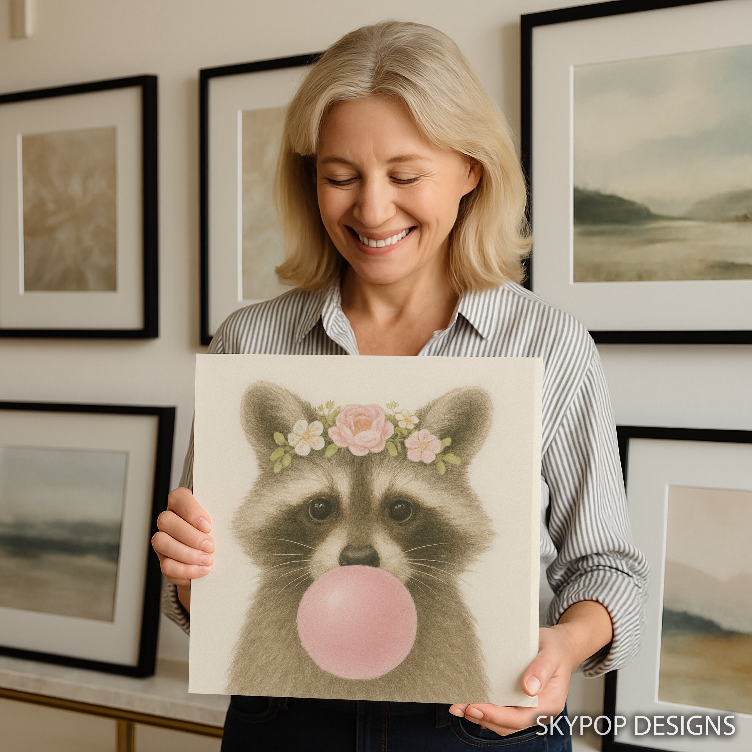 9.jpg Raccoon Art
