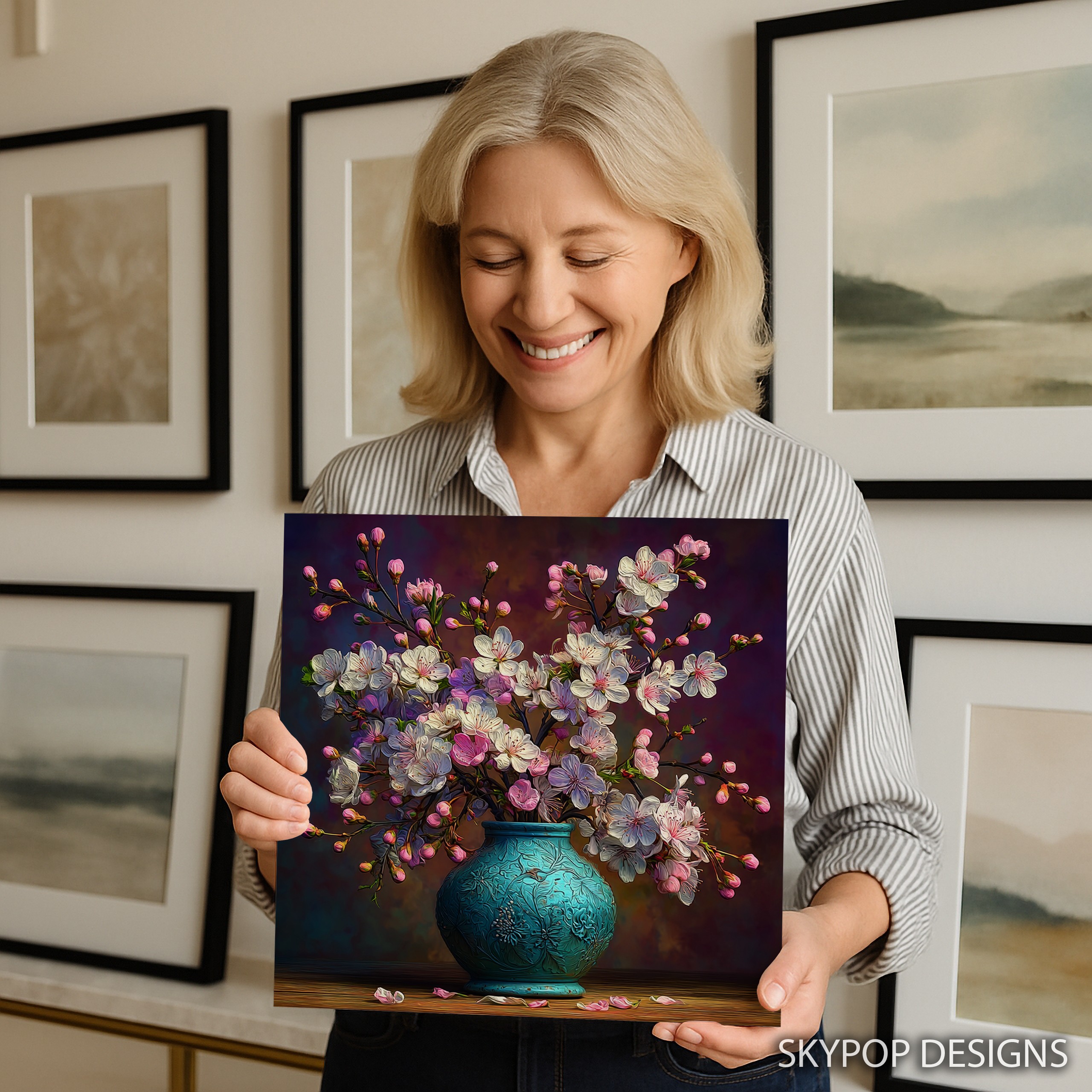 9.jpg Cherry Blossom Vase Art