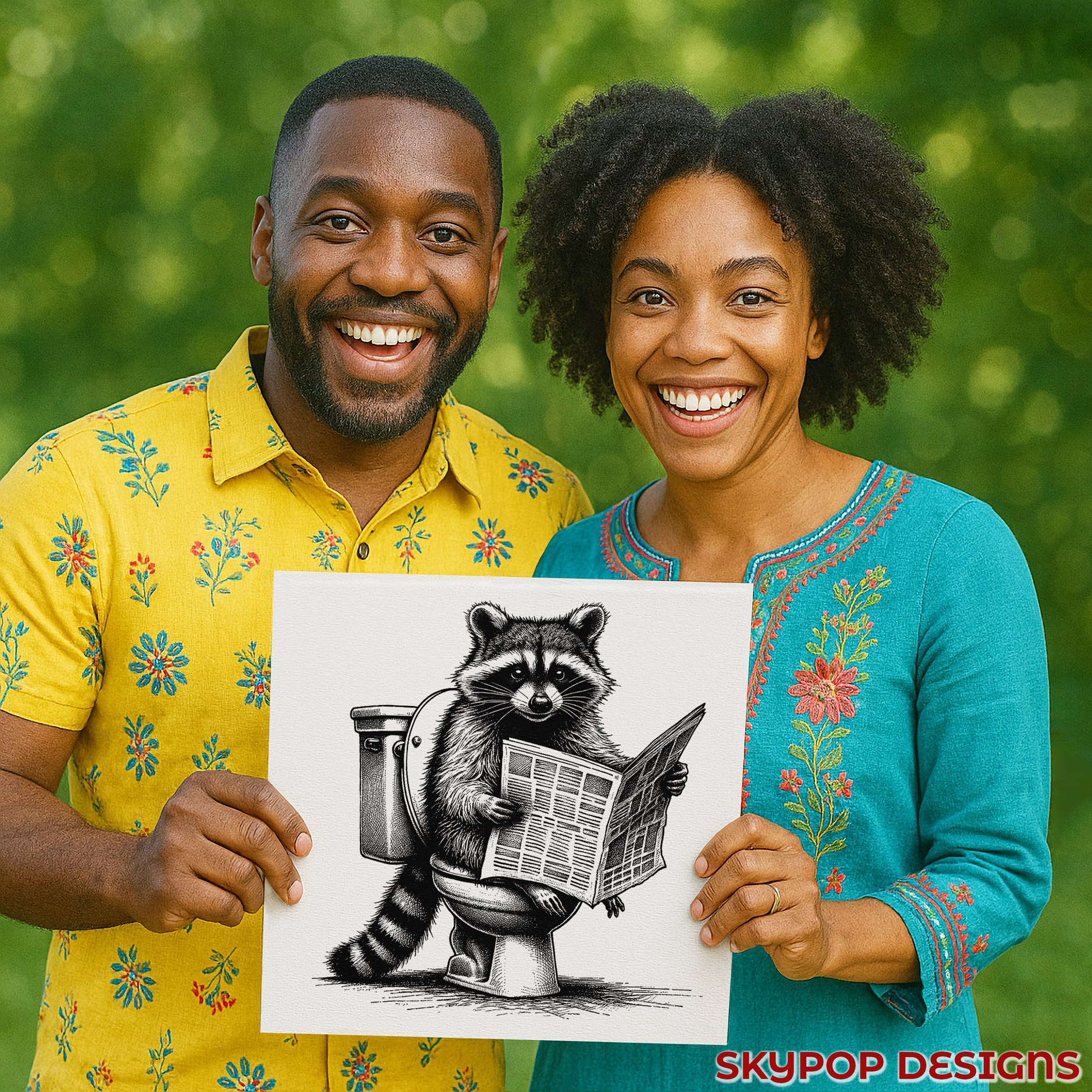 9.jpg Raccoon Art