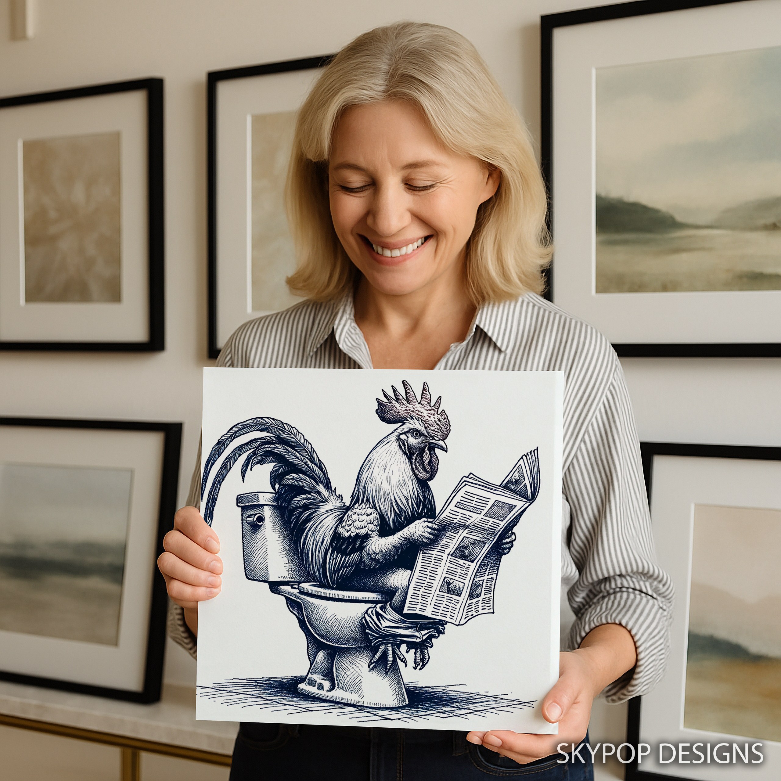 9.jpg Rooster Art
