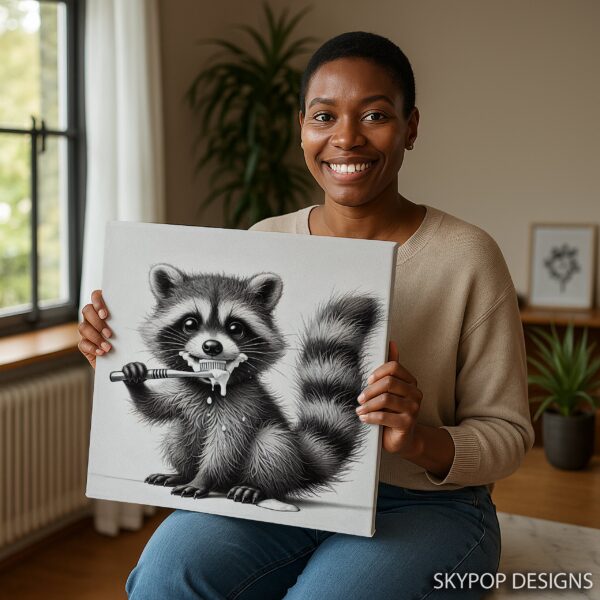 Raccoon Art