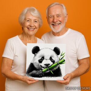 Panda Bamboo Art