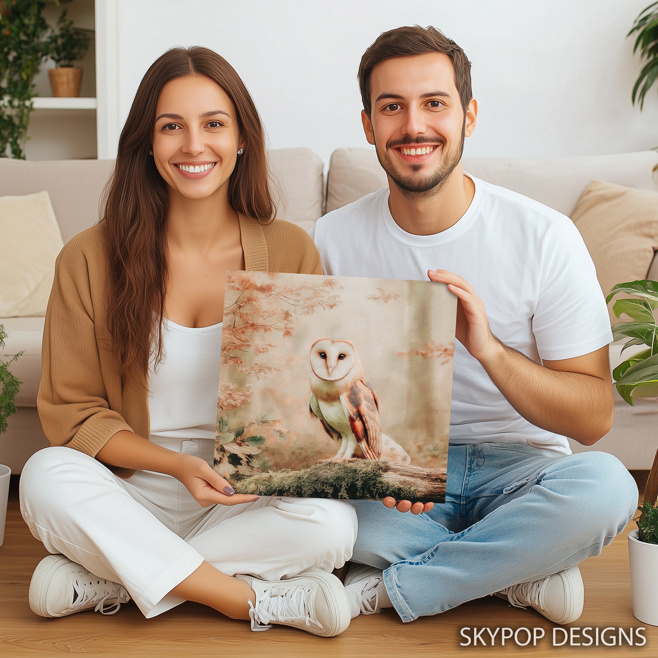 9.jpg Barn Owl Autumn Art