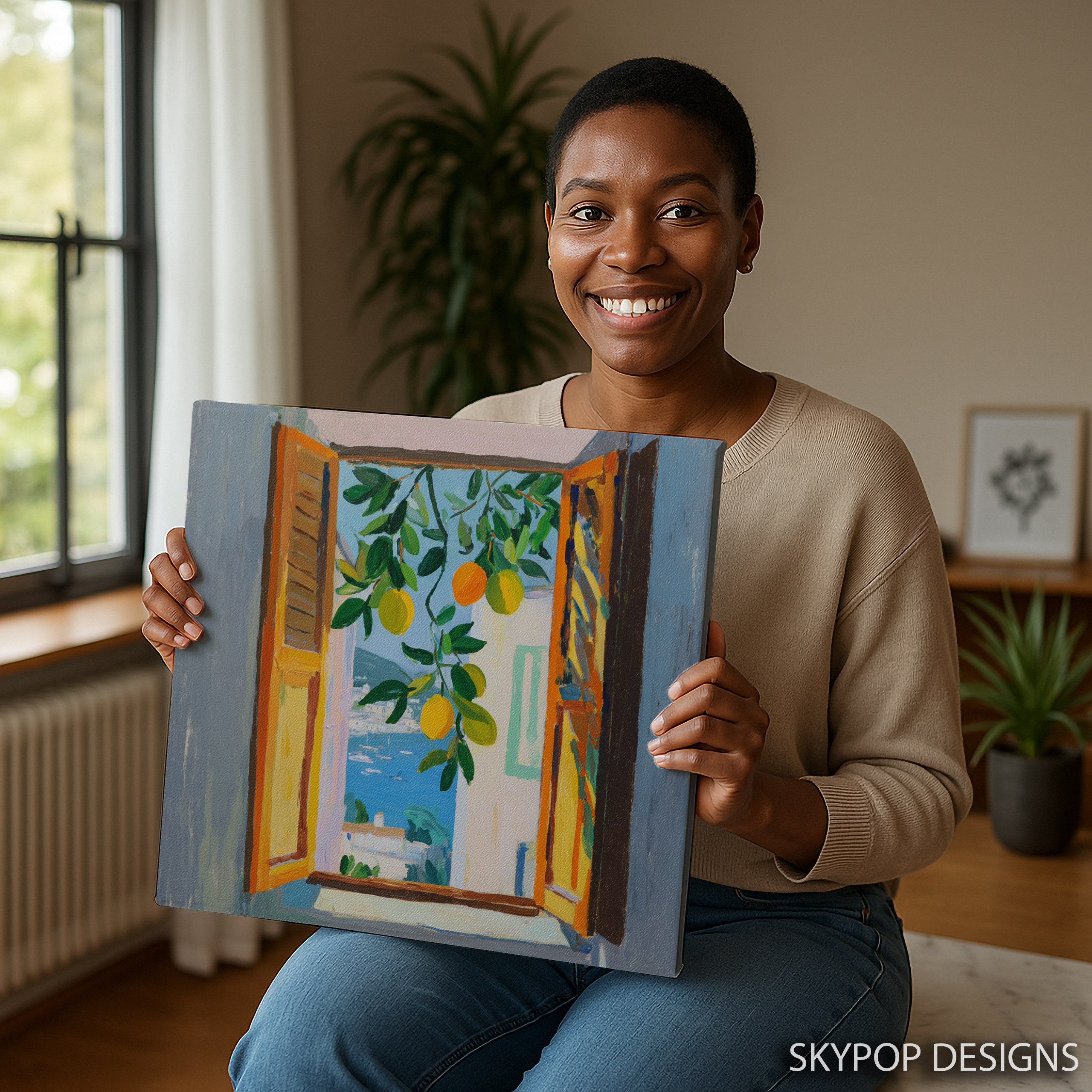 9.jpg Lemon Window View Art