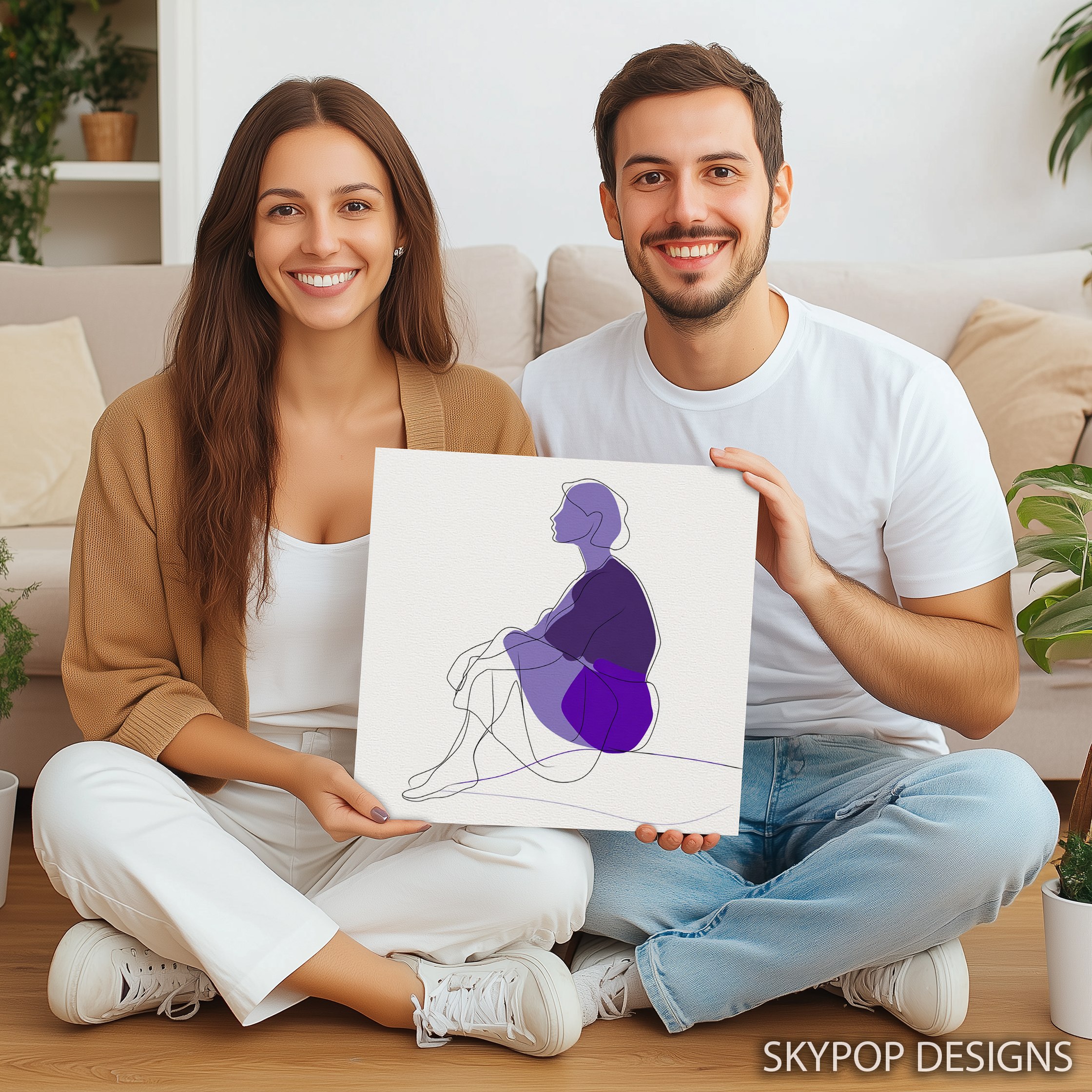 9.jpg Purple Silhouette Art