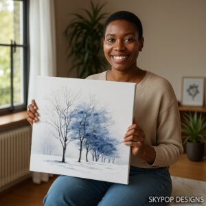 Winter Woods Art