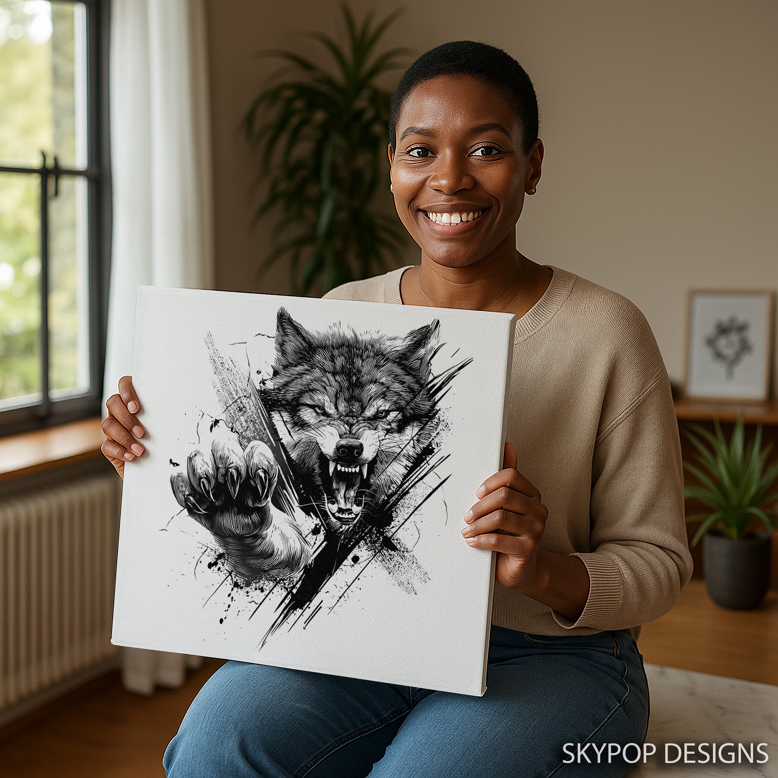 9.jpg Wolf Art