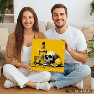 Tequila Skull Art
