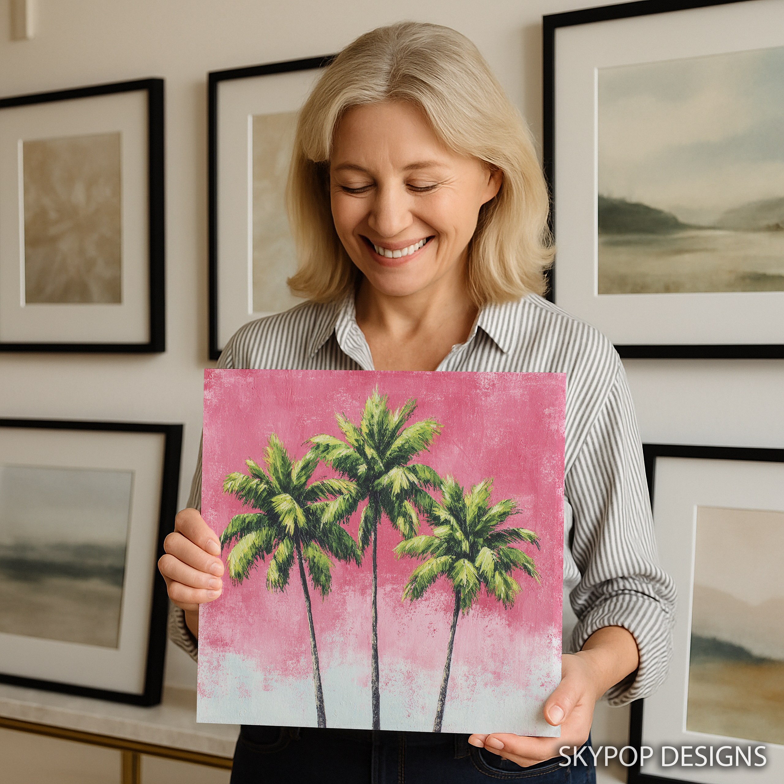 9.jpg Tropical Palm Trees Art