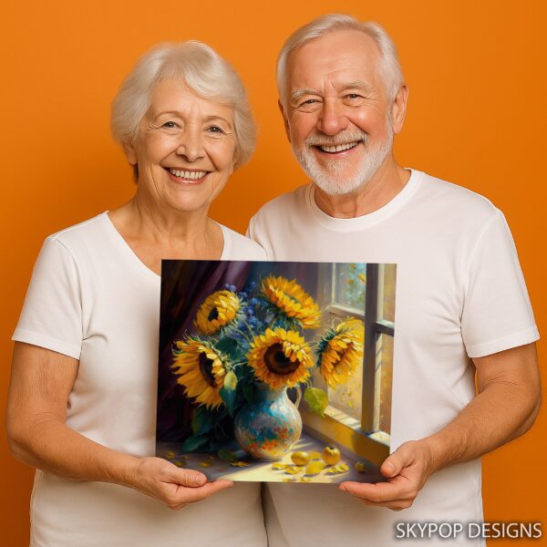 Sunflower Bee Art