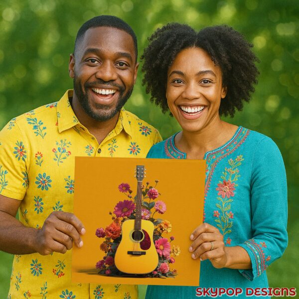 Guitar Flower Art