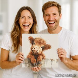 Highland Cow Art