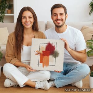 Autumn Brushstroke Art