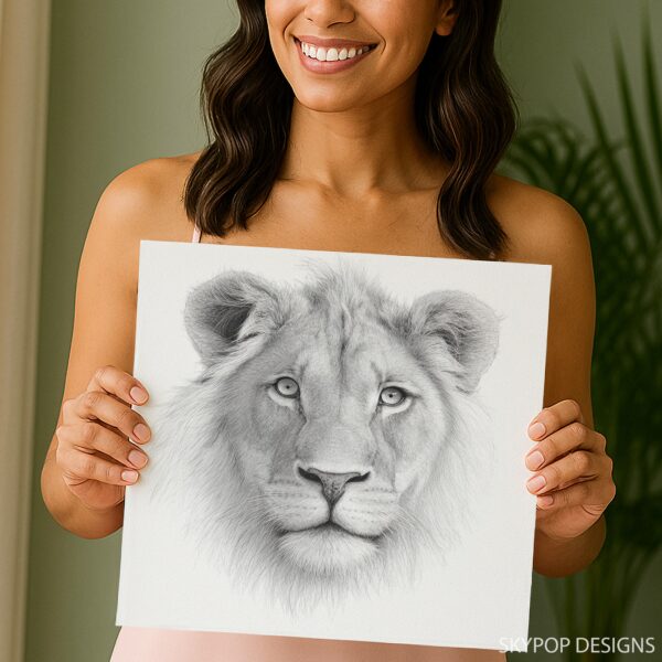 Lion Portrait Art