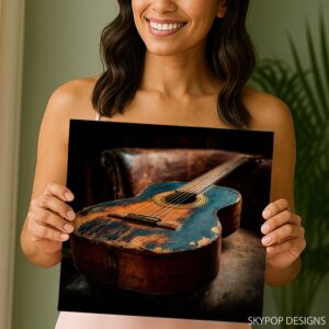 Vintage Guitar Art