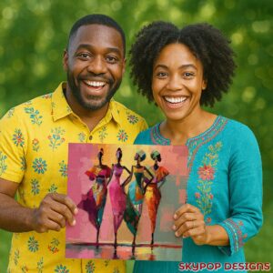 Vibrant African Women Art