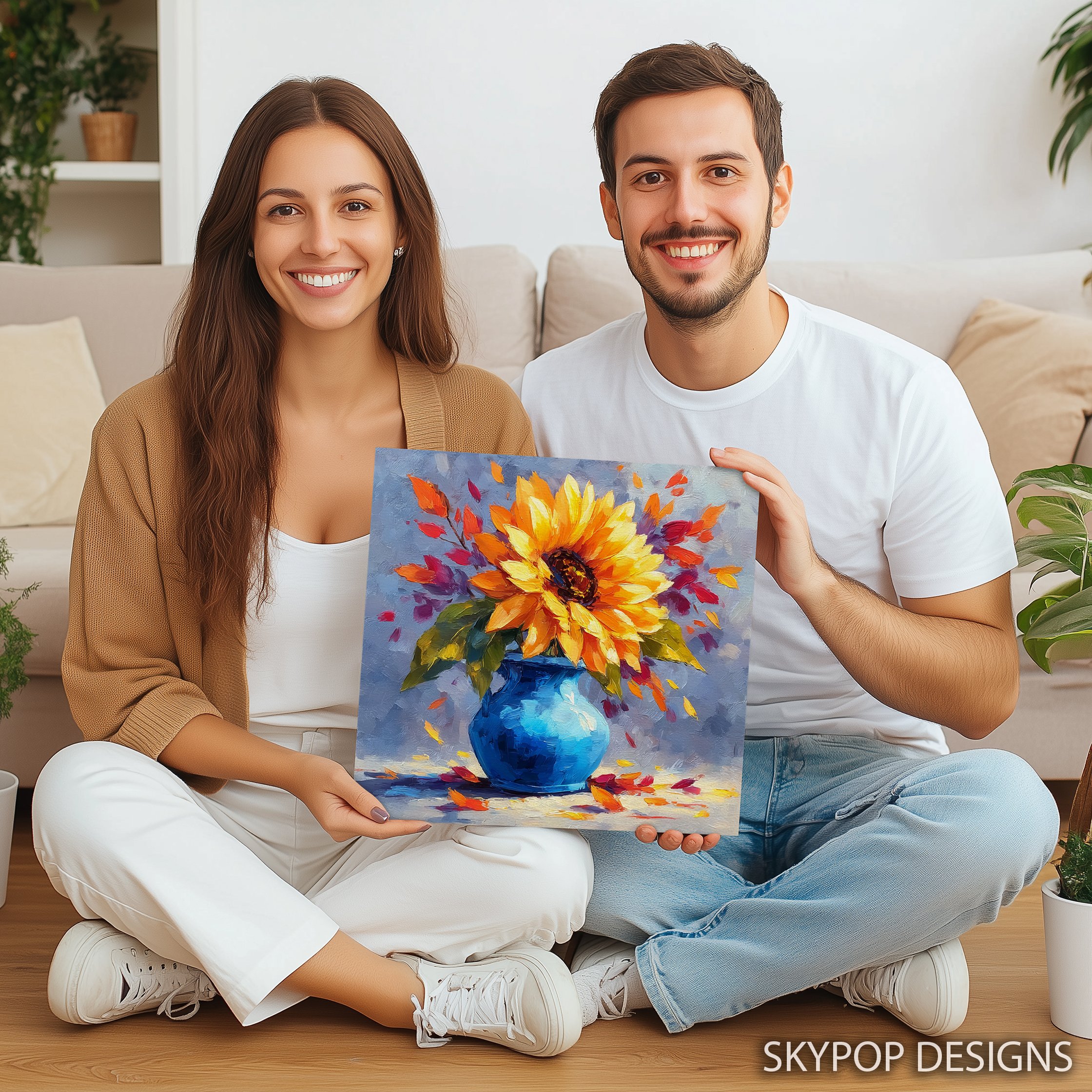 9.jpg Sunflower Vase Art