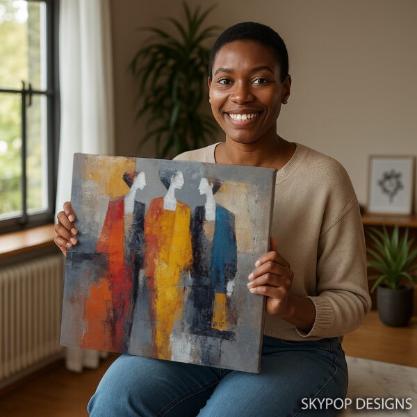 Colorful Silhouettes Art