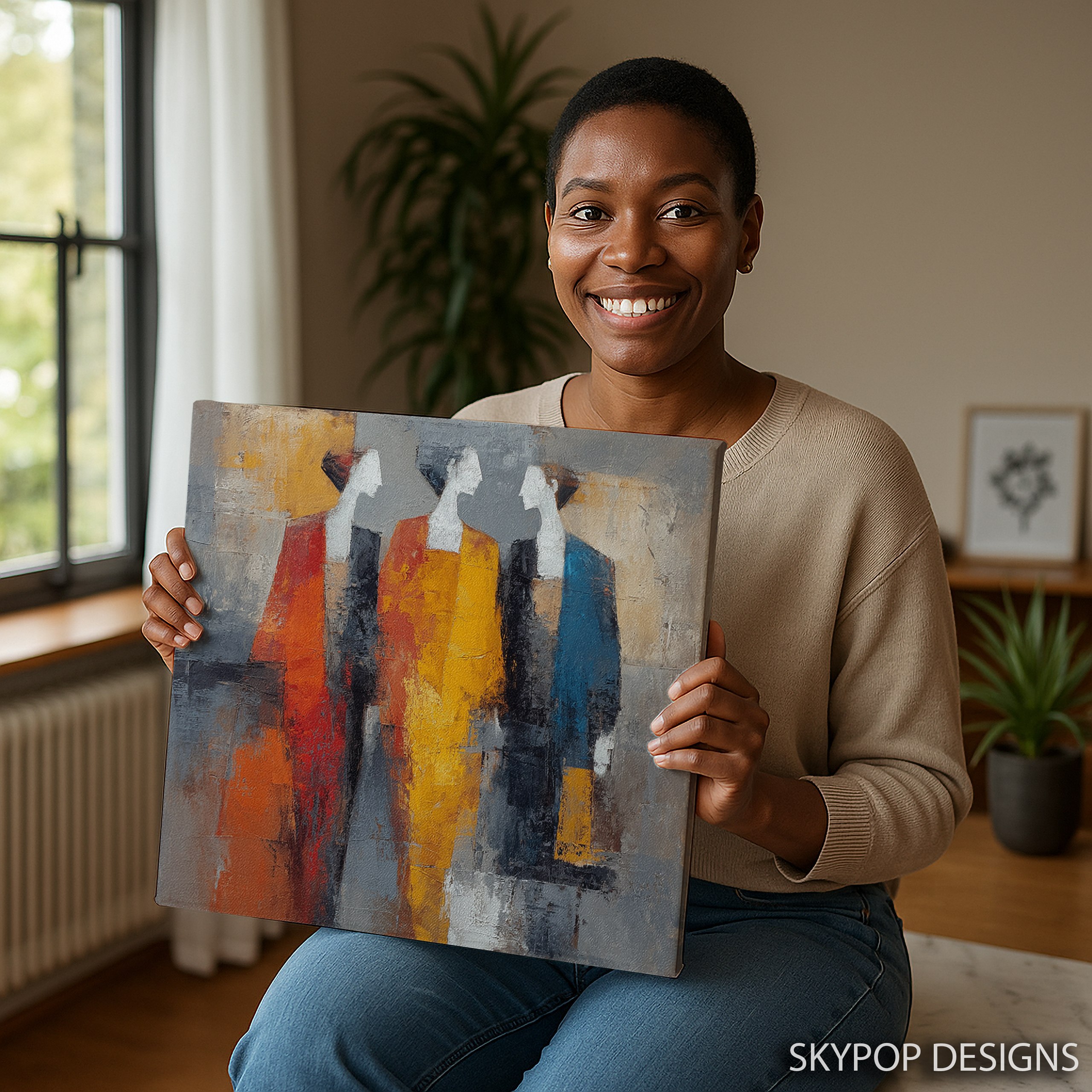 9.jpg Colorful Silhouettes Art