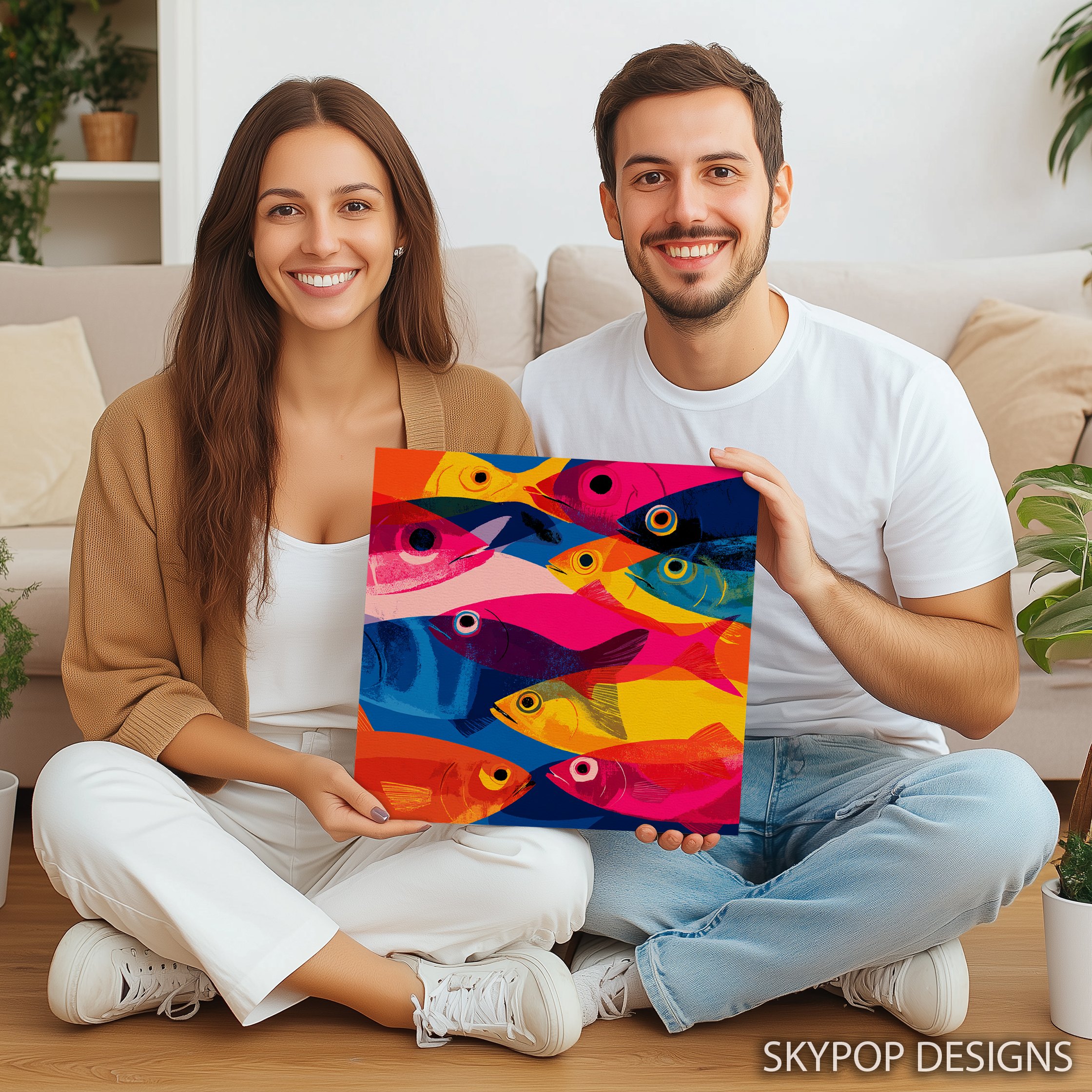 9.jpg Colorful Fish Art