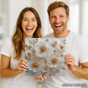 Gilded Blossom Art