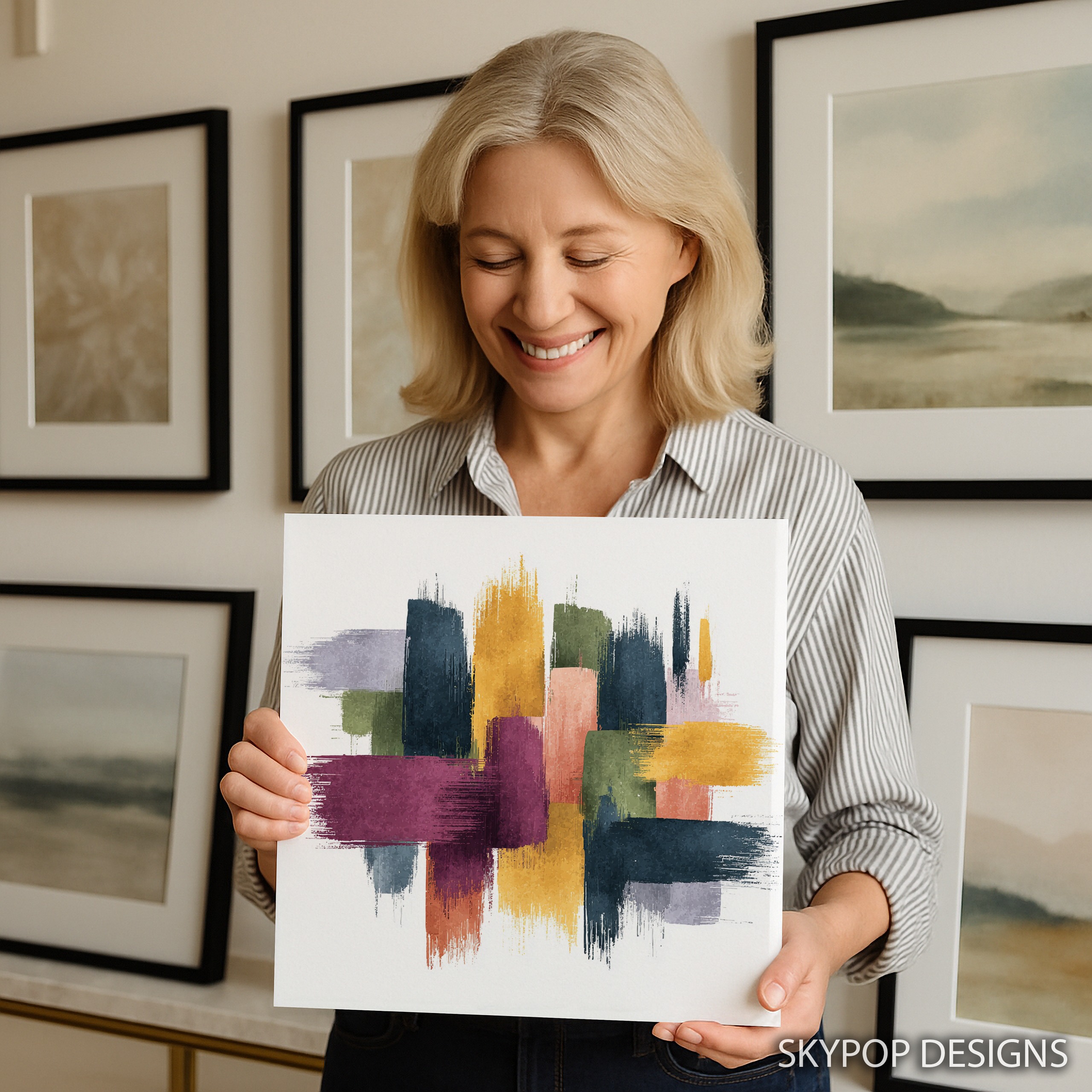 9.jpg Vibrant Brushstrokes Art