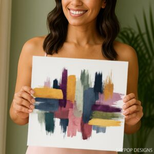 Vibrant Brushstroke Art